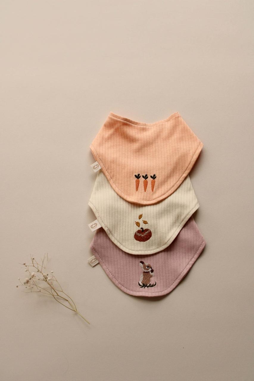 Pack of 3 baby bibs