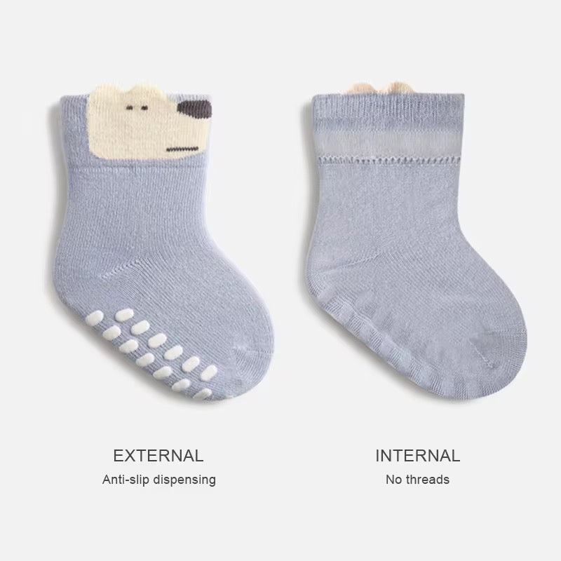 Anti-slip socks (package of 5 pairs)