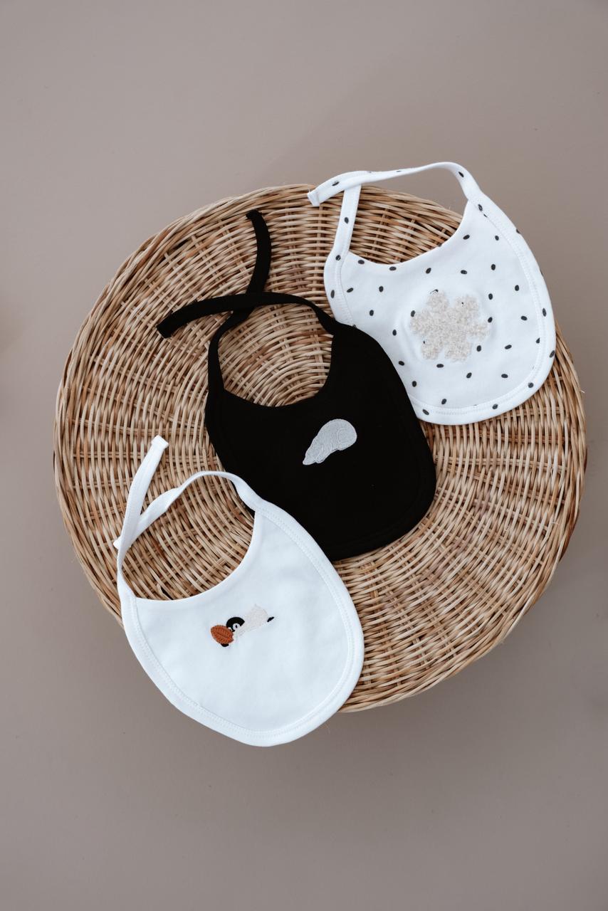 Pack of 3 baby bibs