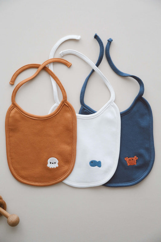 Pack of 3 baby bibs