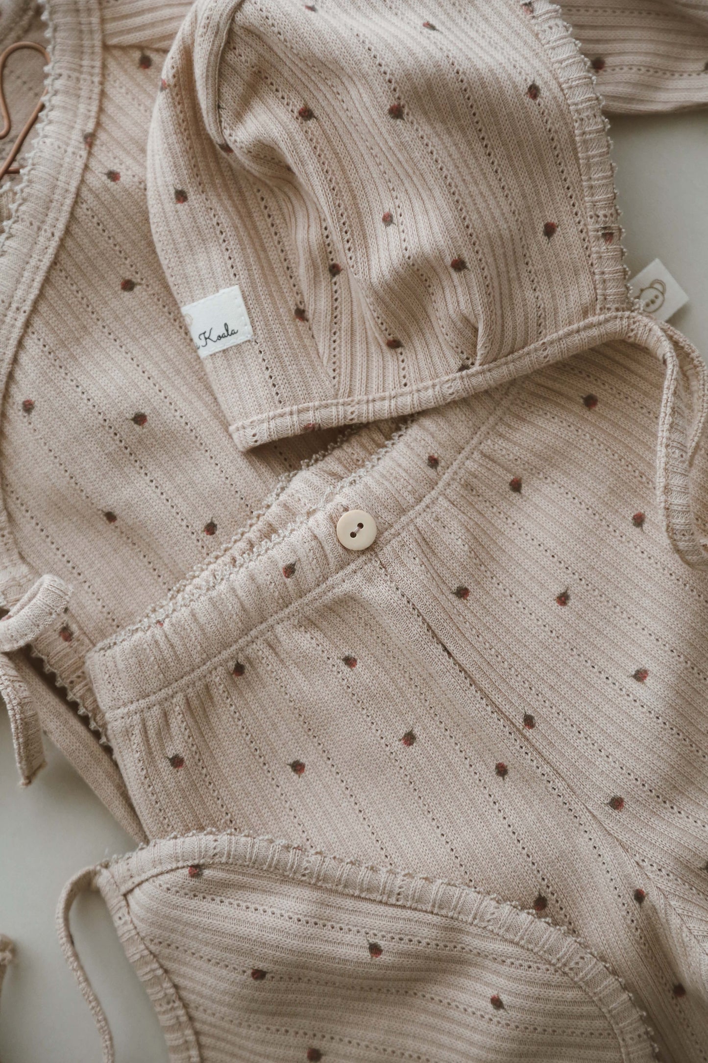 5 pieces double-breasted newborn set