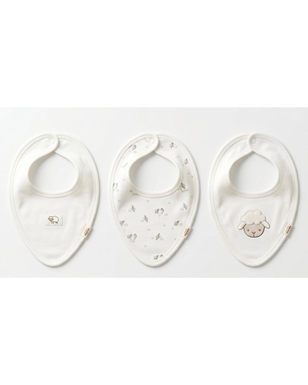 Pack of 3 baby bibs