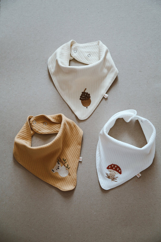 Pack of 3 baby bibs