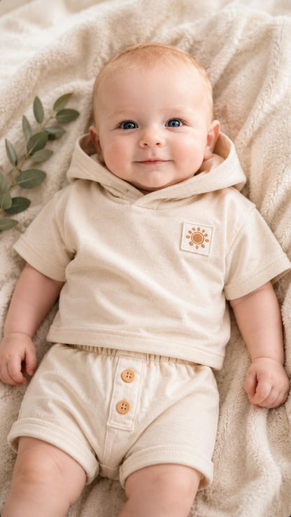 Hooded t-shirt & shorts