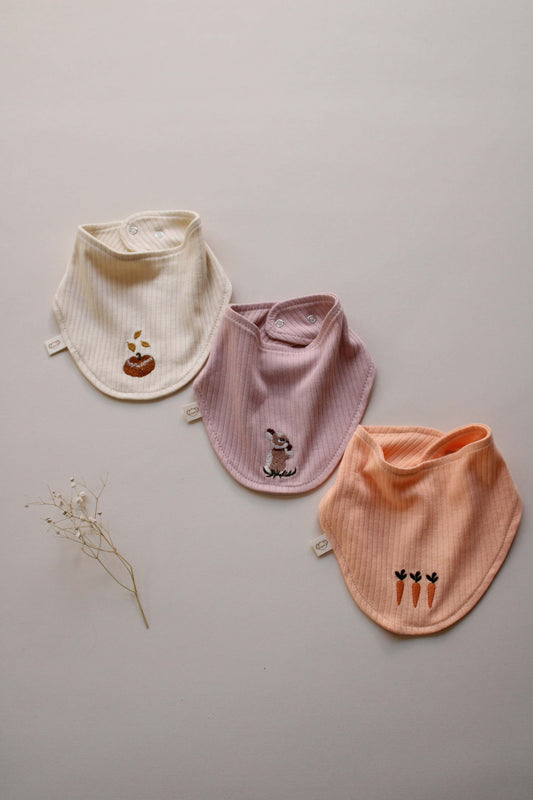 Pack of 3 baby bibs