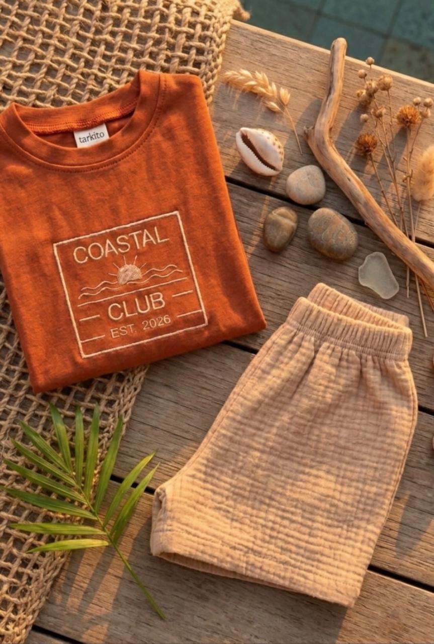 Coastal club short set
