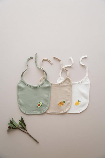 Pack of 3 baby bibs