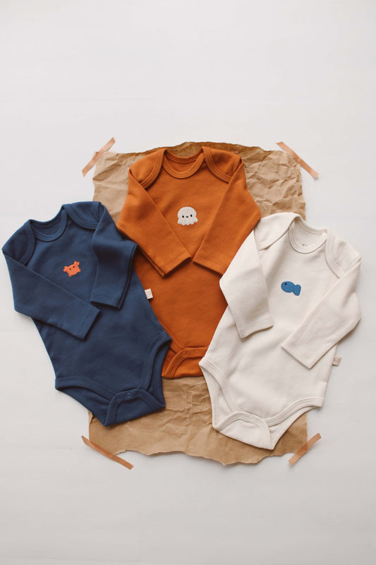 Pack of 3 bodysuits and 3 leggings