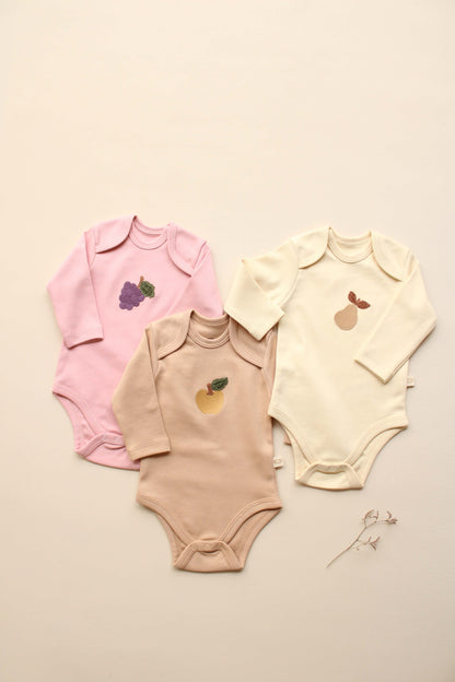 Bundle: Includes 3 bodysuits and 3 leggings