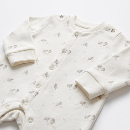 Footed romper set