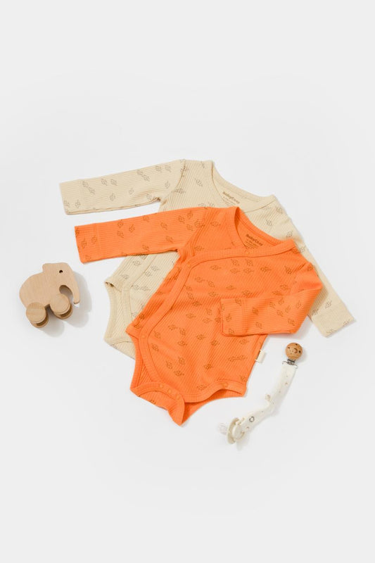 2 Pcs double breasted bodysuits