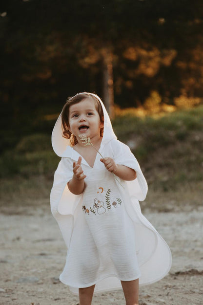 Muslin poncho