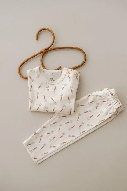 Carrot, top and leggings