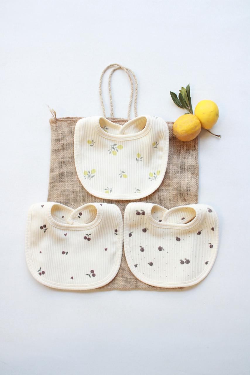 Pack of 3 baby bibs