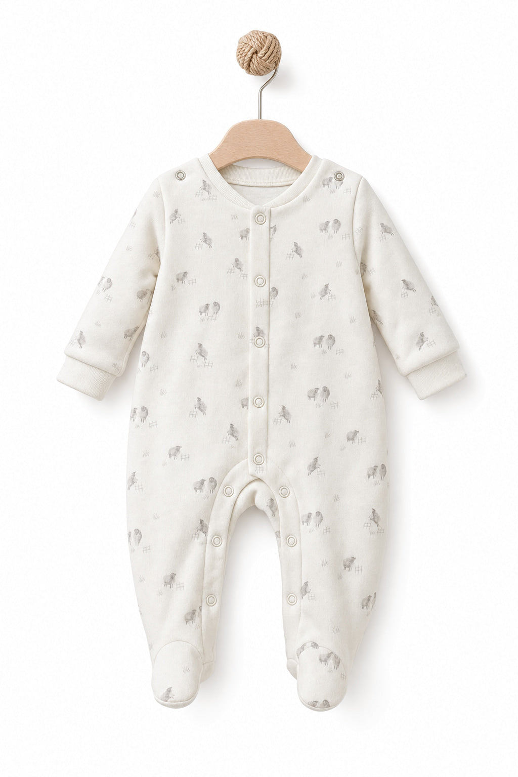 Footed romper set