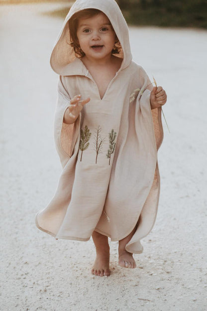 Muslin poncho