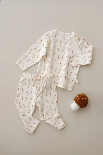 Carrot, top and leggings