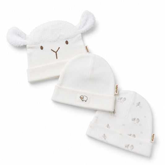 Pack of 3 baby hats