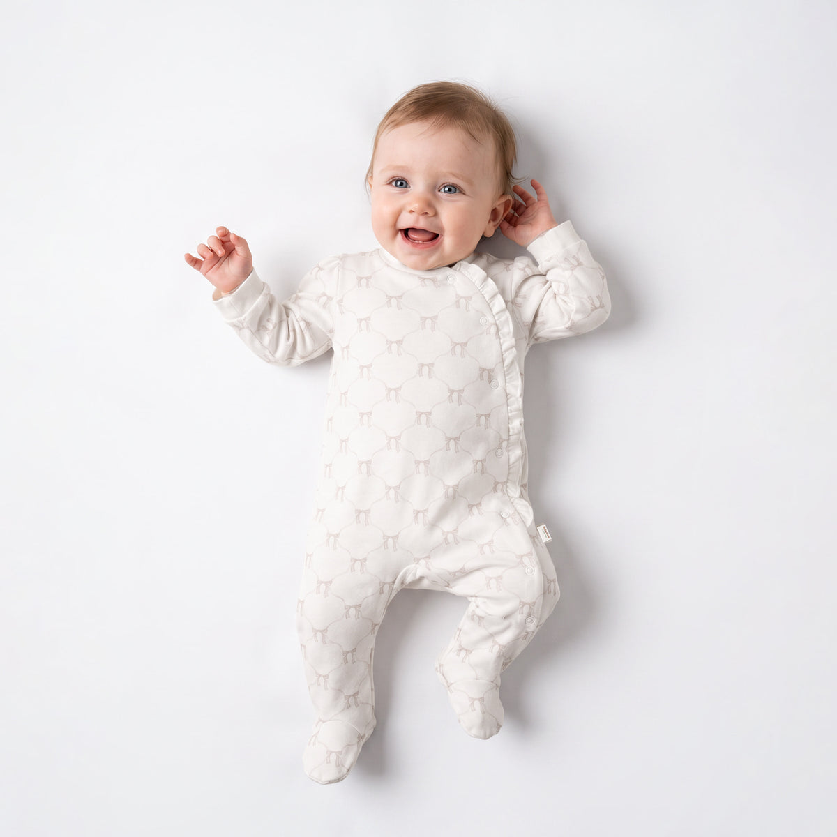 2 Pcs footed rompers
