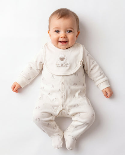 Footed romper set