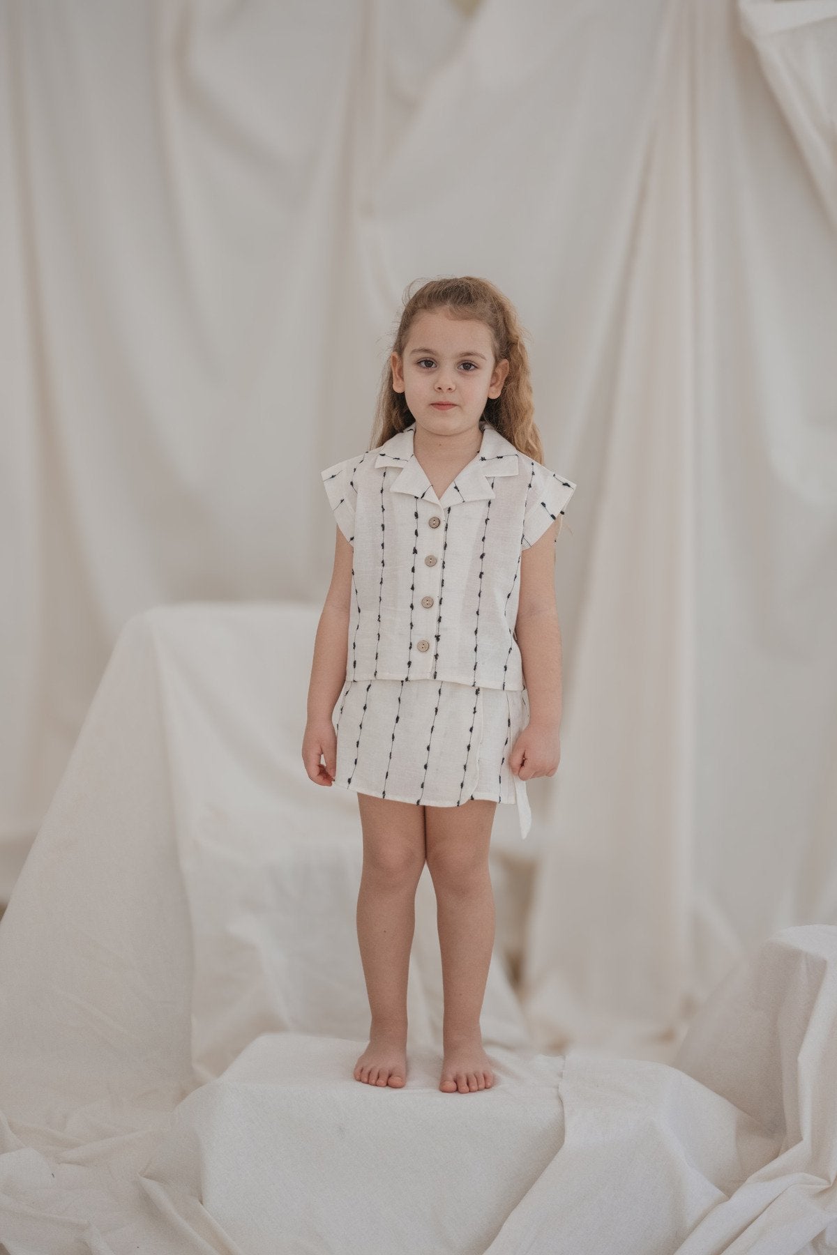 Shorts skirt set