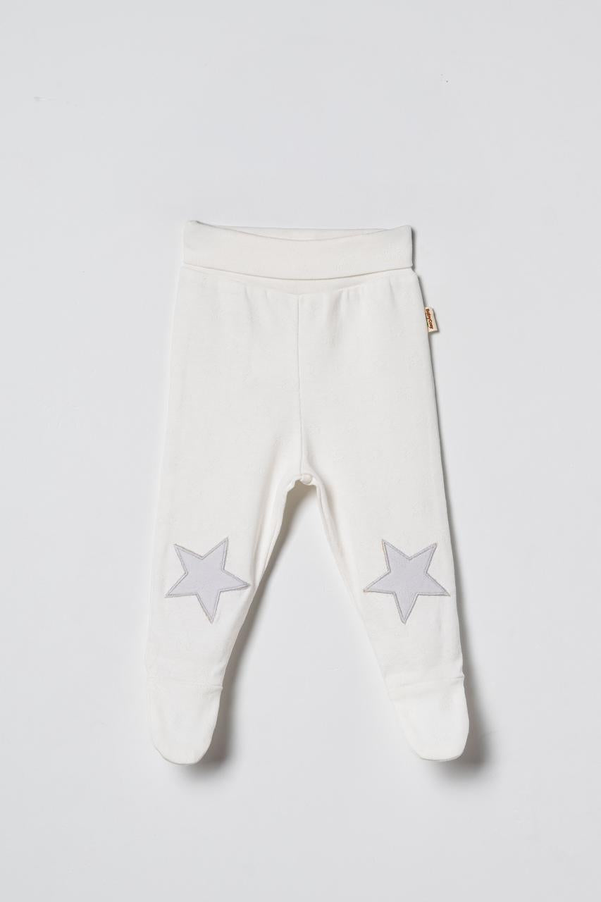 2 Pcs footed pants