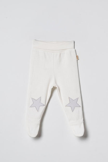 2 Pcs footed pants
