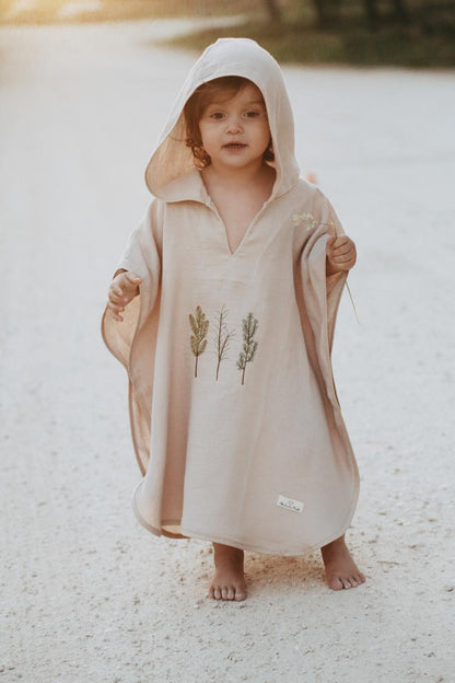 Muslin poncho