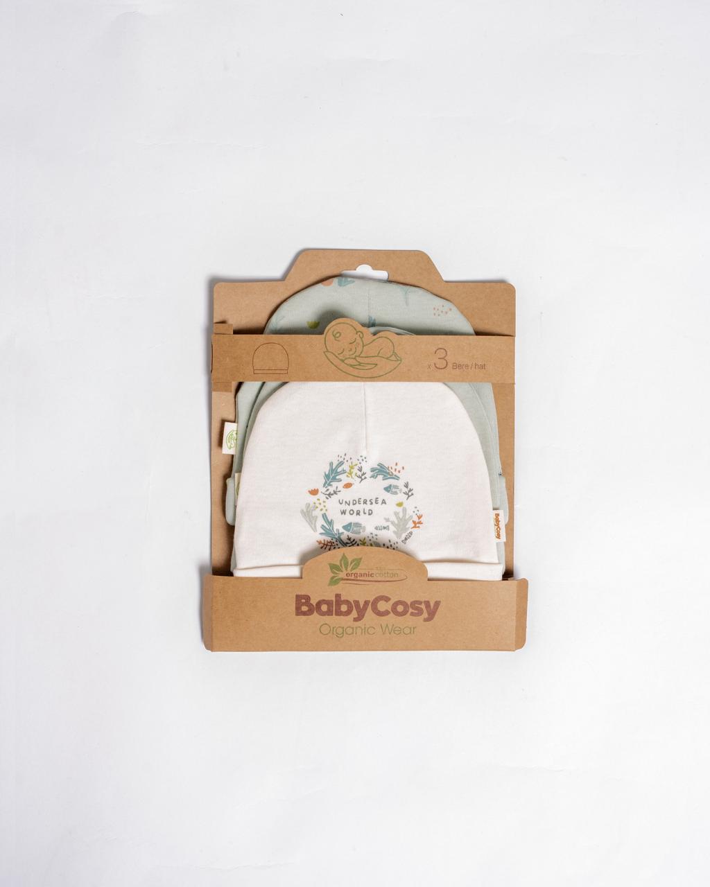 Pack of 3 baby hats