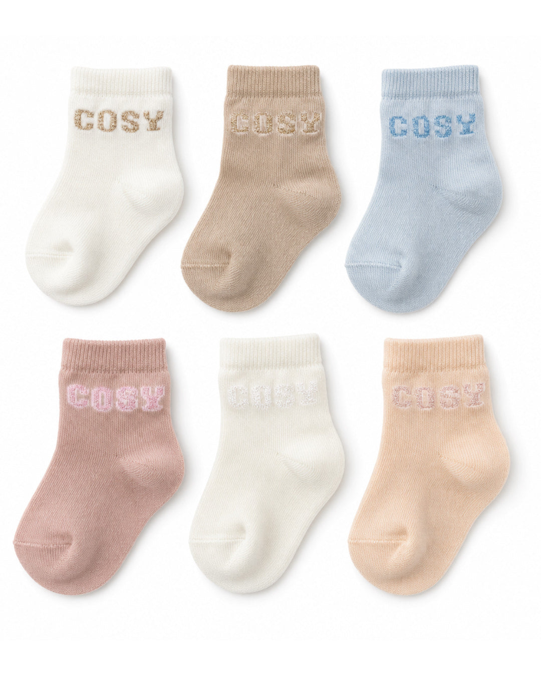 6 pairs of cosy socks