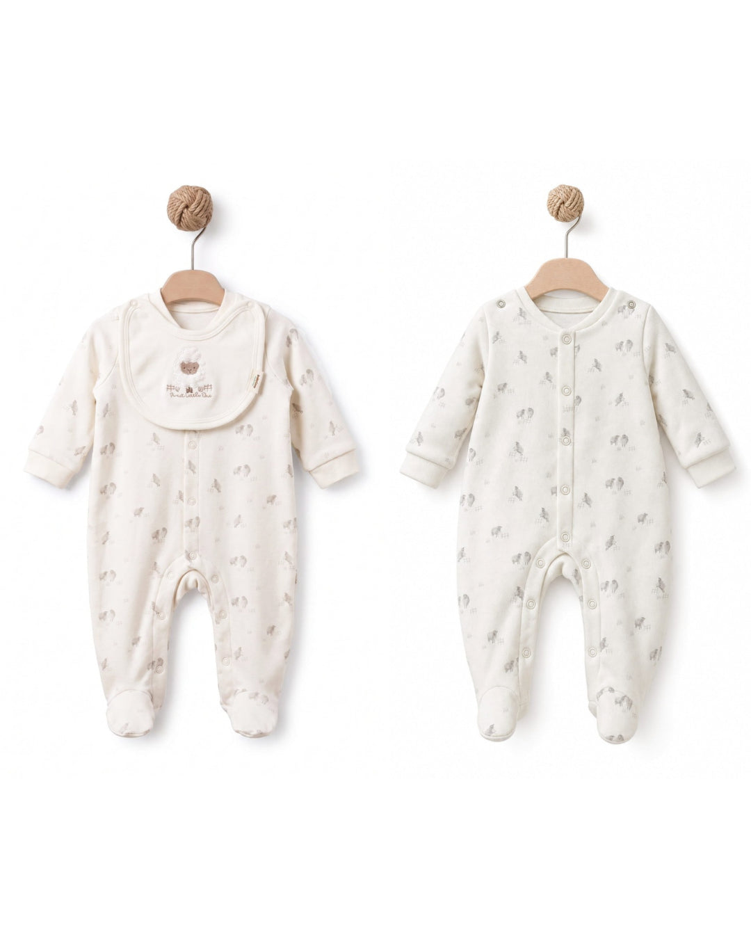 Footed romper set