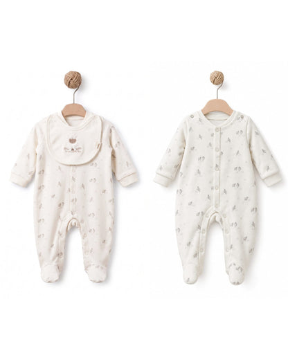 Footed romper set