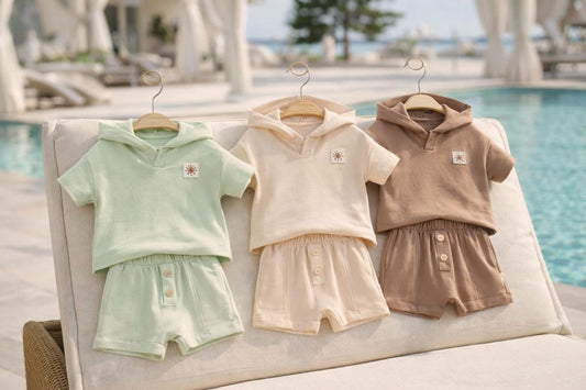Hooded t-shirt & shorts