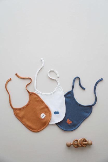Pack of 3 baby bibs