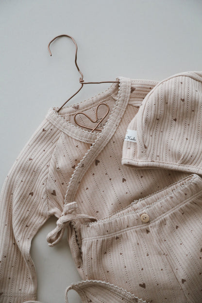 5 pieces double-breasted newborn set