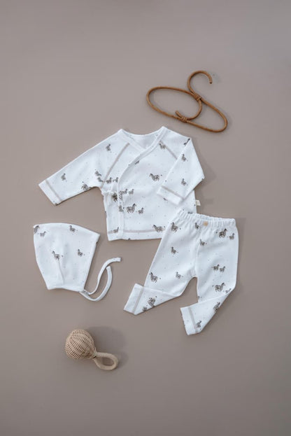 Top-buttom and hat set