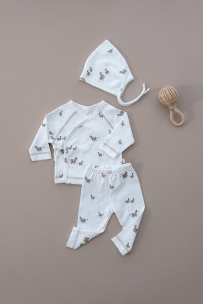 Top-buttom and hat set
