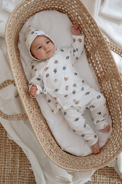 Top-buttom and hat set
