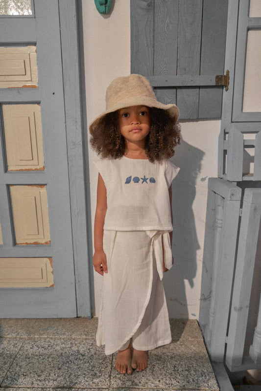 Top and skirt pants