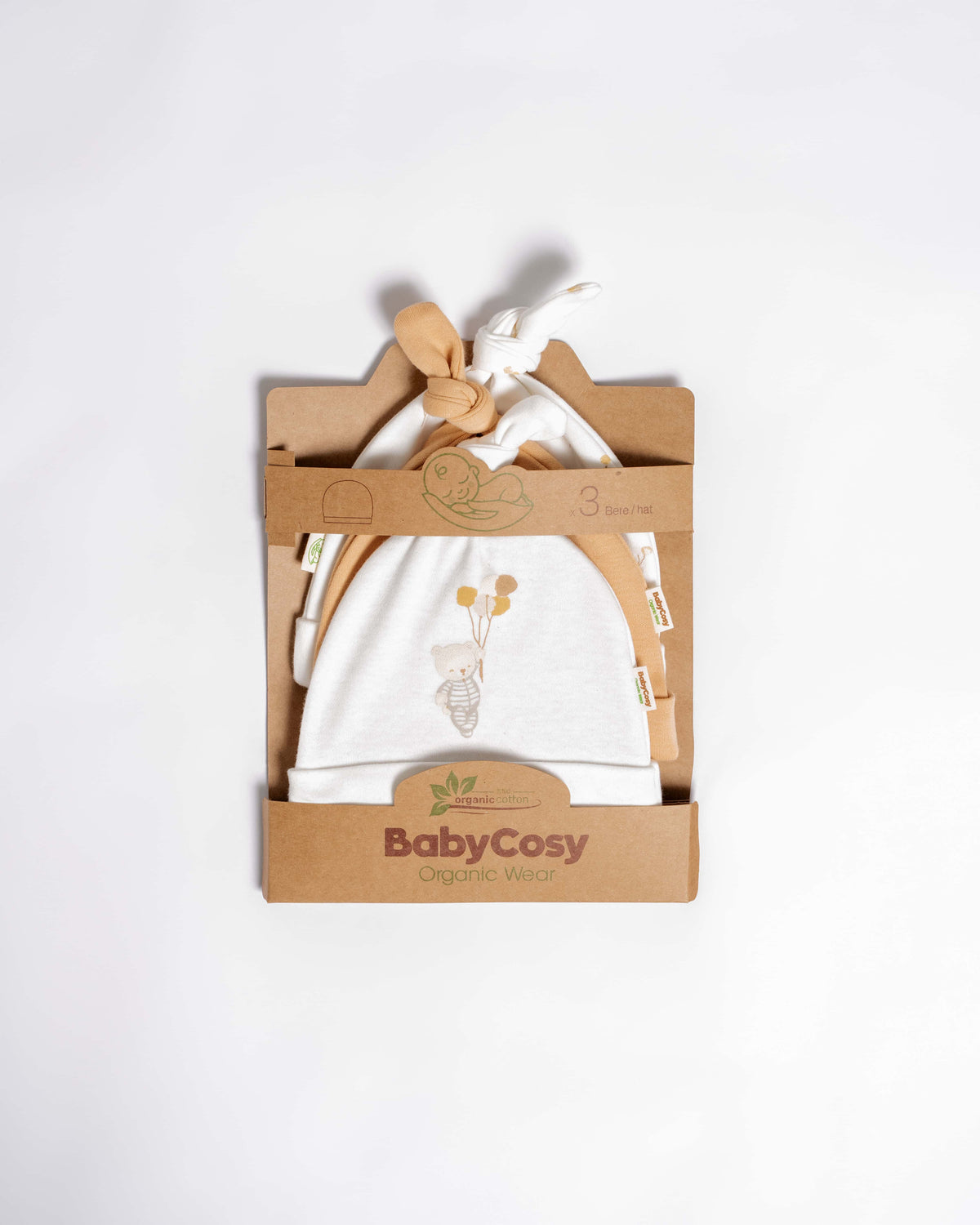 Pack of 3 baby hats